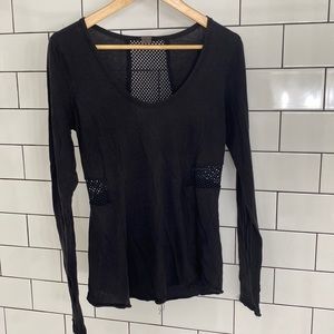 We The Free black top with cut outs